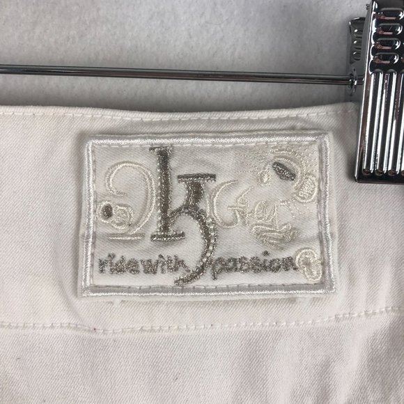 2KGrey Women's Size 26 White Full Seat Dressage Breeches *SLIM CALF* USA $159 - Picture 15 of 16